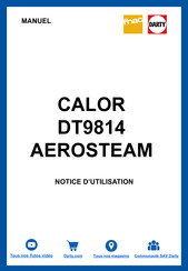 CALOR AeroSteam DT98 Serie Manuel D'instructions