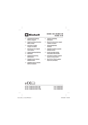 EINHELL 10.022.35 Instructions D'origine