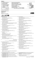 Abb TA25DU Serie Notice De Montage