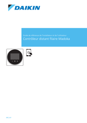 Daikin Madoka BRC1HF Guide De Référence De L'installateur Et De L'utilisateur