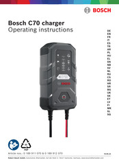 Bosch Blaupunkt Madrid C70 Mode D'emploi