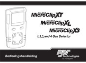 Honeywell BW Technologies GasAlertMicroClip XT Manuel D'instructions