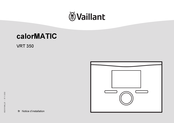 Vaillant VRT 350 Notice D'installation