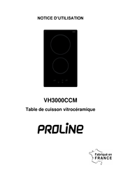 Proline VH3000CCM Notice D'utilisation