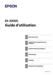 Epson WorkForce DS-32000 Guide D'utilisation