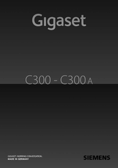 Siemens Gigaset C300 Manuel D'utilisation