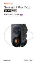 VANTRUE Sonnet 1 PRO Manuel D'utilisation