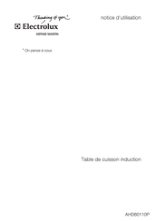 Electrolux ARTHUR MARTIN AHD 60110 P Notice D'utilisation
