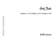 thomann Harley Benton SolidBass 115T Notice D'utilisation