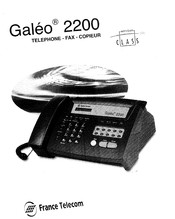 France Telecom Galeo 2200 Manuel D'utilisation