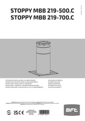 BFT STOPPY MBB 219-700.C Instructions D'installation Et D'entretien