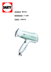 Braun creation 2 C 1800 Manuel D'instructions