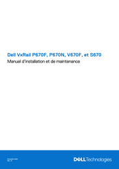 Dell VxRail P670F Manuel D'installation Et De Maintenance