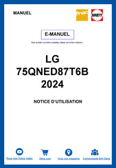 Lg 75QNED87T6B Guide De L'utilisateur