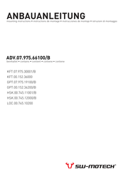 SW-Motech GPT.07.975.19100/B Instructions De Montage