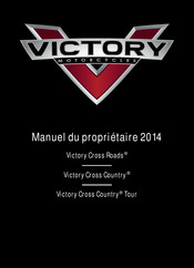 Victory Motorcycles Victory Cross Roads 2014 Manuel Du Propriétaire