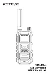 Retevis RB648Plus Manuel D'instructions