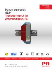 PR electronics 6334 Manuel Du Produit