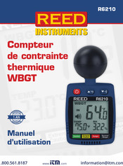 REED INSTRUMENTS R6210 Manuel D'utilisation