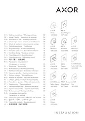 Hansgrohe AXOR Montreux 16824 Série Mode D'emploi / Instructions De Montage