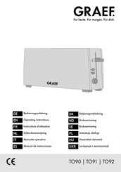 Graef TO 90 Instructions D'utilisation