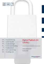 Simons Voss Technologies Z5.PL Guide Abrégé