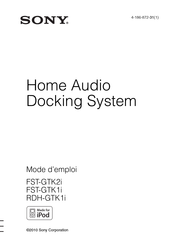 Sony FST-GTK2i Mode D'emploi