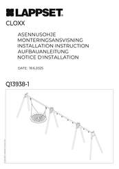 LAPPSET CLOXX 220013M Notice D'installation