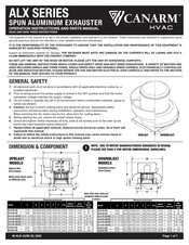 Canarm ALX105-UD Mode D'emploi
