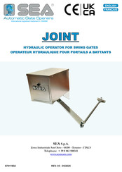 SEA JOINT Mode D'emploi