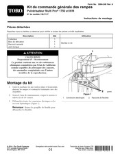 Toro Multi Pro WM Instructions De Montage