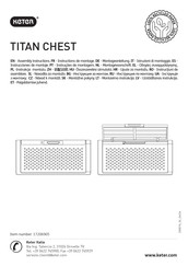 Keter TITAN CHEST Instructions De Montage