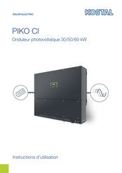 Kostal PIKO CI 30 Instructions D'utilisation