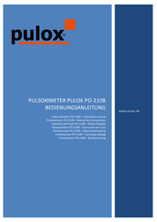 PULOX PO-210B Mode D'emploi