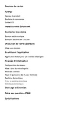 Anker SOLIX Solarbank E1600 Manuel D'instructions