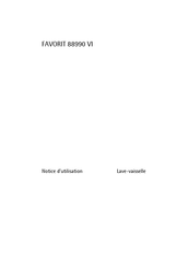 Aeg FAVORIT 88990 VI Notice D'utilisation
