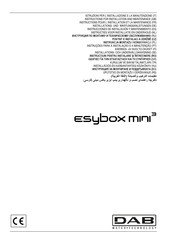DAB e.sybox mini 3 Instructions Pour L'installation Et La Maintenance