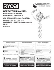 Ryobi RY40701 Manuel D'utilisation