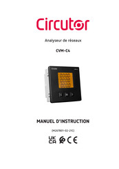 Circutor CVM-C4 Manuel D'instructions