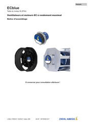 ZIEHL-ABEGG ECblue Notice D'assemblage