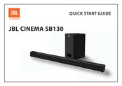 Harman JBL CINEMA SB130 Guide Rapide
