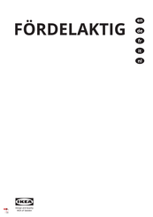 IKEA FÖRDELAKTIG Manuel D'instructions