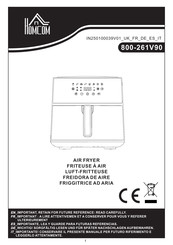 HOMCOM 800-261V90 Manuel D'utilisation