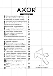 Hansgrohe AXOR Urquiola 11026000 Mode D'emploi / Instructions De Montage