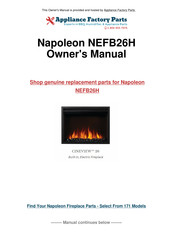 Napoleon Cineview NEFB30H Manuel D'utilisation