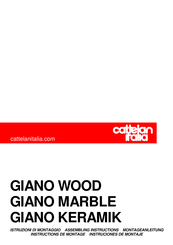 Cattelan Italia GIANO WOOD Instructions De Montage