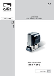 Came BX Serie Manuel Pour L'installation