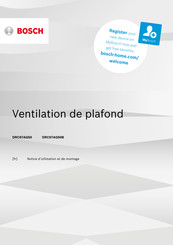 Bosch DRC97AQ50B Notice D'utilisation Et De Montage
