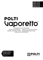Polti Vaporetto SV660 STYLE Manuel D'instructions