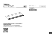 Toshiba RAV-HM401U1TP-E Manuel D'installation